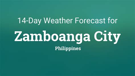 weather in zamboanga city today